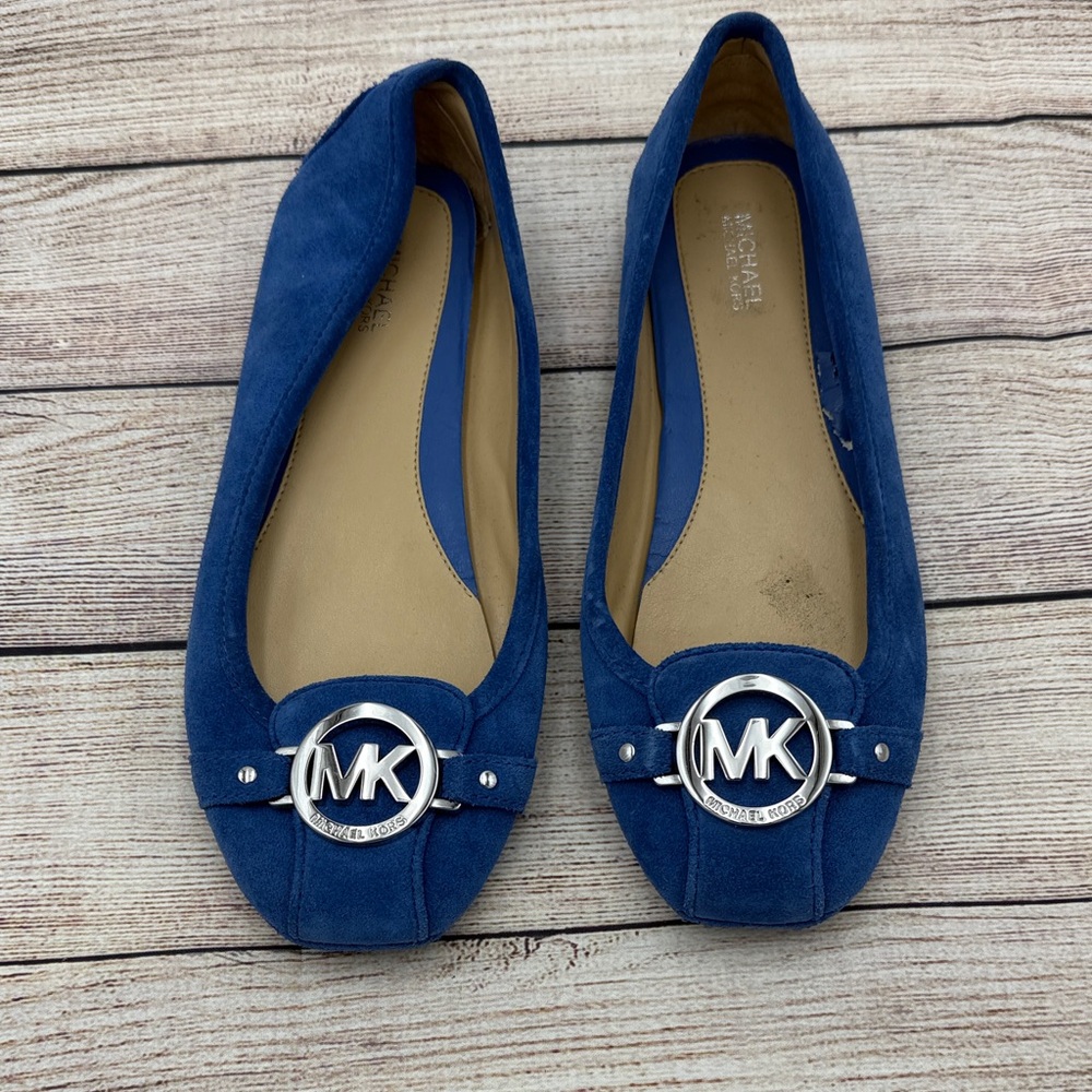 MICHAEL Michael Kors Blue Suede Flats